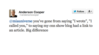 Illustration for article titled M.I.A. and Anderson Cooper Ignite and Resolve Feud in an Hour and Twenty-One Minutes